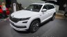 Skoda Kodiaq Scout front three quarters at IAA 2017