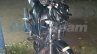 TVS Apache RTR 160 spied with Apache RTR 200 body front