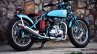 Vintage Royal Enfield Classic 500 Puranam Designs rear right quarter