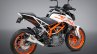 Yoshimura exhaust for 2017 KTM 390 Duke rear right quarter