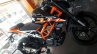 2017 KTM 390 Duke black colour front left quarter closeup