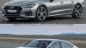 2018 Audi A7 Sportback vs. 2014 Audi A7 Sportback front three quarters left side