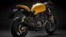 2018 Ducati Monster 821 Yellow press rear right quarter