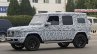 2018 Mercedes G-Class front three quarters left side spy shot