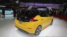 2018 Nissan Leaf rear three quarters right at the Tokyo Motor Show