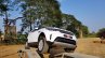 Land Rover Discovery front angle white