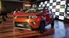 Mahindra KUV100 NXT Fiery Orange front three quarters