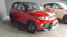 Mahindra KUV100 NXT Red & Black accessorised front three quarters