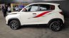 Mahindra KUV100 NXT white accessorised profile