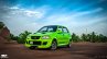 Modified Maruti Alto green front three quarters