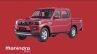 Next-gen Mahindra Scorpio Pik Up front three quarters left side