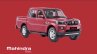 Next-gen Mahindra Scorpio Pik Up front three quarters