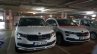 Skoda Karoq spotted in India next to Kodiaq Scout