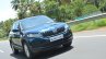 Skoda Kodiaq test drive review front three quarters motion shot 2