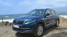 Skoda Kodiaq test drive review front three quarters