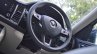 Skoda Kodiaq test drive review interior steering wheel