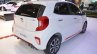 2017 Kia Picanto rear three quarters at 2017 Dubai Motor Show