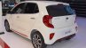 2017 Kia Picanto rear three quarters left side at 2017 Dubai Motor Show