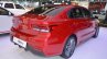 2017 Kia Rio Sedan rear three quarters at 2017 Dubai Motor Show