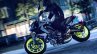 2017 Yamaha MT-09 press action shot front left quarter