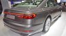 2018 Audi A8 L rear three quarters at 2017 Dubai Motor Show