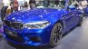 2018 BMW M5 front three quarters at 2017 Dubai Motor Show