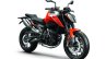 2018 KTM 790 Duke Orange Press shot front right quarter