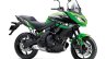 2018 Kawasaki Versys 650 Green press shot front right quarter