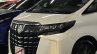 2018 Toyota Alphard (facelift) front fascia spy shot