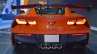 2019 Chevrolet Corvette ZR1 rear at 2017 Dubai Motor Show