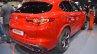 Alfa Romeo Stelvio Quadrifoglio rear three quarters right side at 2017 Dubai Motor Show