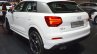 Audi Q2 rear three quarters left side at 2017 Dubai Motor Show