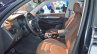 Borgward BX5 chrome front seats at 2017 Dubai Motor Show