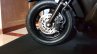 Honda Grazia launch blue front wheel