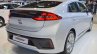 Hyundai Ioniq hybrid rear three quarters right side at 2017 Dubai Motor Show