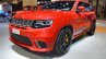 Jeep Grand Cherokee Trackhawk front three quarters left side at 2017 Dubai Motor Show