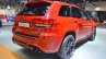 Jeep Grand Cherokee Trackhawk rear three quarters at 2017 Dubai Motor Show