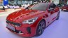 Kia Stinger GT front three quarters at the 2017 Dubai Motor Show