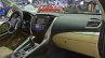 Mitsubishi Montero Sport dashboard passenger side view at the 2017 Dubai Motor Show