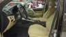 Mitsubishi Montero Sport front seats at the 2017 Dubai Motor Show