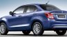 Suzuki Dzire (Maruti Dzire) rear three quarters