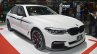 2017 BMW 5 Series with BMW M Performance accessories front three quarters at 2017 Thai Motor Expo