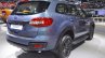 Accessorised Ford Everest rear three quarters at 2017 Thai Motor Expo