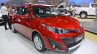 Accessorised Toyota Yaris Ativ front three quarters at 2017 Thai Motor Expo