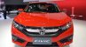 Honda Civic Red front elevated view at 2017 Thai Motor Expo - Live