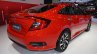 Honda Civic Red rear three quarters at 2017 Thai Motor Expo - Live