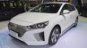 Hyundai Ioniq electric front three quarters at 2017 Thai Motor Expo