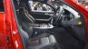 Kia Stinger front seats at 2017 Thai Motor Expo