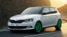 Limited edition Skoda Fabia front three quarters dynamic