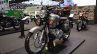 Royal Enfield Classic 500 Gunmetal Grey front left quarter at 2017 Thai Motor Expo